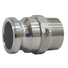 Camlock Fittings: Groove coupling with male adaptor to male BSP thread Type F Sizes 25mm-76mm