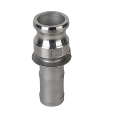 Camlock Fittings: Adaptor to Hosetail Type E Sizes 25mm-76mm