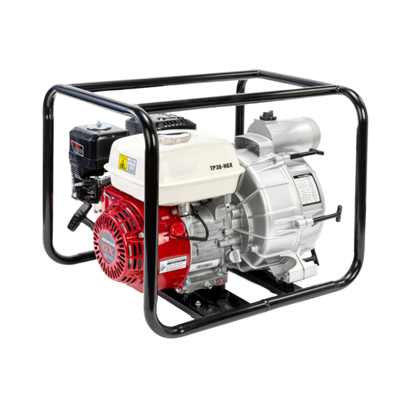 Portable Petrol Engine Powered Pump - 2" High Pressure Transfer Pump with Honda GX200 Engine