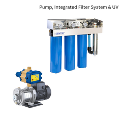 Pack 3 Large House 2-3 Bathroom Combination Offer Multistage Pump, Filtration System & UV: Choose Separate Filter & UV or Integrated